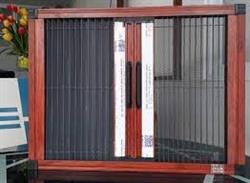 Cửa Lưới Chống Muỗi. Hệ 2 cánh lùa- màu Gỗ